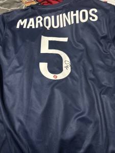 Marquinihos Signed Shirt With Coa for sale on Ebay