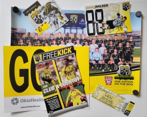 Columbus Crew Memorabilia Lot  Rare 1/1 Walker Autographe,2006 Poster, Schedules for sale on Ebay
