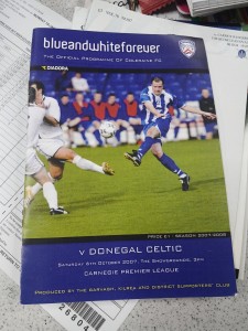 Coleraine v Donegal Celtic Season 2007-2008 for sale on Ebay
