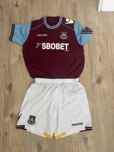 West Ham United 2011/12 Home Kit ⚒ Shirt & Shorts Men’s XL ⚒ Very Rare Play Off for sale on Ebay