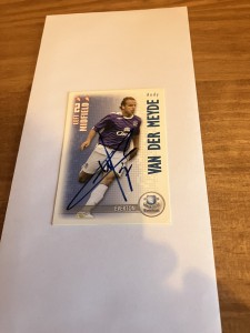 Hand signed Shoot Out (Magic Box Int) 2006/2007 - Andy Van De Mende Everton for sale on Ebay