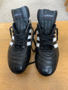 Adidas Kaiser 5  UK 9 Mens Football Soft Ground Boots  Black White for sale on Ebay