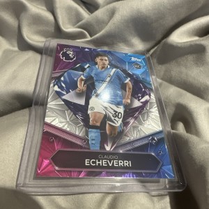 Topps 2025 Manchester City Claudio Echeverri Diamond Rookie Card for sale on Ebay