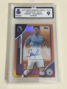 Topps Premier League 25/26 David Silva Auto 5/25 Graded MGC 9 Manchester City for sale on Ebay