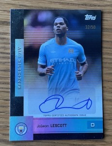 Topps Manchester City Team Set 24/25 Joleon Lescott Autograph #50 for sale on Ebay