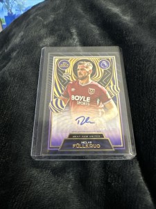 Topps Premier League Gold West Ham Fullkrug Autograph for sale on Ebay