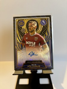 Niclas Fullkrug Autograph Card Topps Gold West Ham United Premier League for sale on Ebay