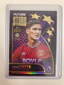 TOPPS GOLD PL 2025/26 FREDDIE POTTS WEST HAM RC PURPLE PARALLEL 37/50 for sale on Ebay