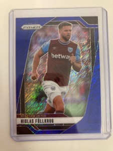 PANINI PRIZM PL FOTL 2024-25 NICLAS FULLKRUG WEST HAM BLUE SHIMMER 03/08. for sale on Ebay
