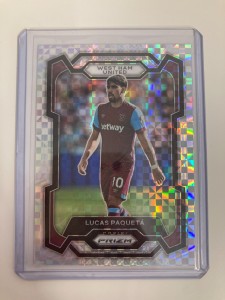 PANINI PRIZM PL 2023-24 LUCAS PAQUETA WEST HAM LUCKY ENVELOPES PARALLEL 08/08.. for sale on Ebay