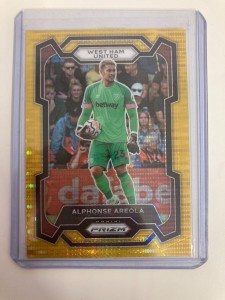 PANINI PRIZM PL 2023-24 ALPHONSE AREOLA WEST HAM GOLD PULSAR PARALLEL 05/10.. for sale on Ebay