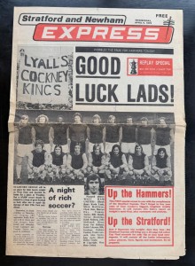 WEST HAM signed 1975 Team Newspaper Photo FA CUP BILLY BONDS GRAHAM PADDON BEST for sale on Ebay