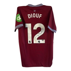 El Hadji Malick Diouf Signed Shirt West Ham 25/26 PROOF ACG AUTHENTICATION COA for sale on Ebay
