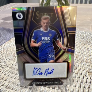 Kiernan dewsbury-hall Prem Select Auto Card Leicester City 2022-23 for sale on Ebay