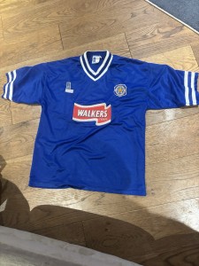 Leicester City Authentic 1996/98 Fox Leisure Home  Football Shirt Adults XL for sale on Ebay