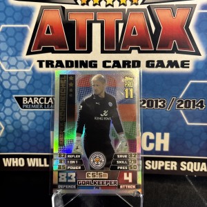 Match Attax 2014/15 Pro 11 P8 Kasper Schmeichel Leicester City Card MINT for sale on Ebay
