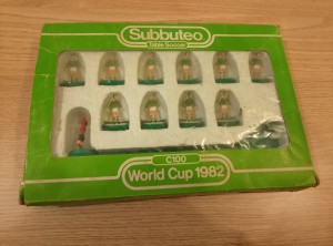 Subbuteo World Cup 1982 Northern Ireland for sale on Ebay