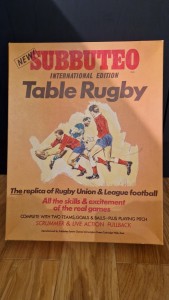 Vintage Subbuteo Table Rugby International Edition Boxed Complete for sale on Ebay