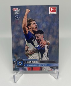 Luka Vuskovic Rookie Topps NOW Card Tottenham Hotspur / Hamburg for sale on Ebay