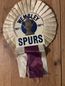 1971 CUP FINAL VINTAGE SPURS TOTTENHAM HOTSPUR FOOTBALL ROSETTE WEMBLEY  for sale on Ebay