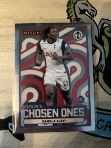 Topps Merlin 2025/26 Damola Ajayi Chosen Ones Rookie Insert Spurs Tottenham for sale on Ebay