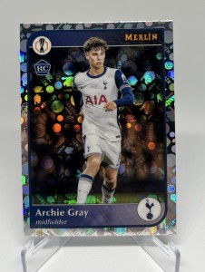 Archie Gray Rookie Merlin Fractor Card Topps UCC Merlin 24/25 Tottenham Hotspur for sale on Ebay