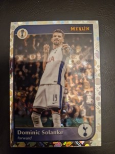 Topps Merlin UCC Dominic Solanke Merlinfractor Parallel Tottenham Hotspur for sale on Ebay