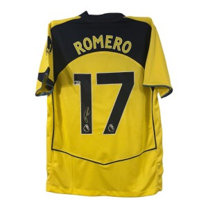 Cristian Romero Signed Shirt Tottenham 25/26 3rd ACG AUTHENTICATION COA for sale on Ebay