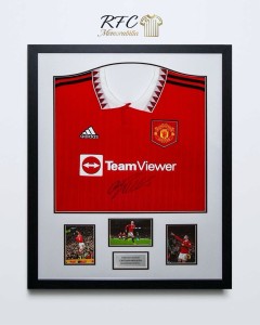 Cristiano Ronaldo Hand Signed 22/23 Manchester United Framed With MUFC Club COA for sale on Ebay