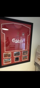 Steven Gerrard Signed Istanbul Shirt. Rare with COA for sale on Ebay