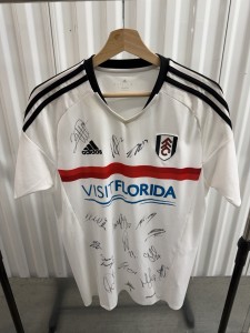 Signed Fulham FC 2016/17 Home Shirt Without COA Size M for sale on Ebay