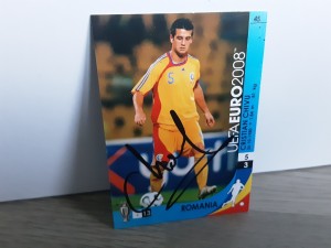 CRISTIAN CHIVU - ROMANIA Signed Panini Euro 2008 Football trading card for sale on Ebay