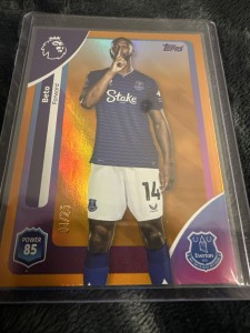 2026 Topps Premier League #140 Beto Orange 1/25 Everton for sale on Ebay