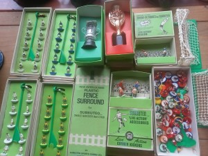 Vintage Subbuteo Football Collection Bundle Leeds - Brazil - Everton - Cups for sale on Ebay