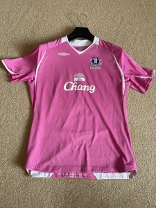 *Extremely Rare* Everton Breast Cancer Awareness  Shirt 08/09 - Women’s Size 16 for sale on Ebay