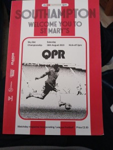Southampton v Queens Park Rangers Season 2023-2024 for sale on Ebay