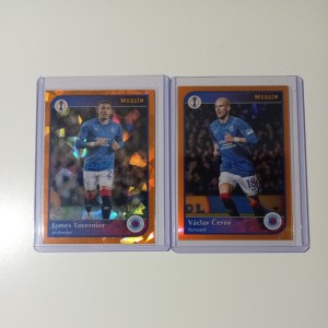 2 RANGERS NUMBERED TO /25 JAMES TAVERNIER & VACLAY CERNY for sale on Ebay