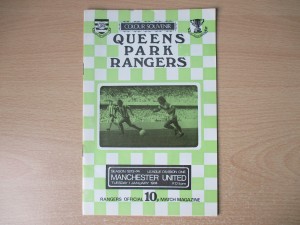 Queens Park Rangers QPR v Manchester United 1974 Div One George Best final match for sale on Ebay