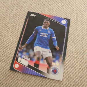 Topps UCC Flagship 2025-26 Nasser Djiga /10 Black Parallel Glasgow Rangers  for sale on Ebay