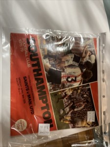 Southampton V Manchester United 30/04/1979 Football Programme for sale on Ebay