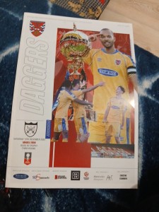 Dagenham & Redbridge v Hanwell Town Fa Trophy Season 2025-2026 for sale on Ebay
