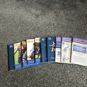 Large Collection Of Shrewsbury Town Home Match Day Programmes X 10 for sale on Ebay