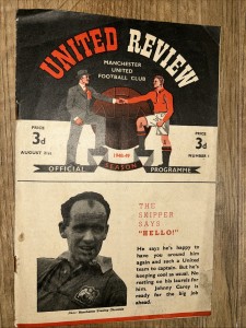 Manchester United V Derby County 1948/49 for sale on Ebay