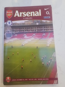 Arsenal V Chelsea 18.12. 2005 - Last Season at Highbury - Premiership for sale on Ebay