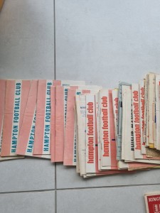Football Programmes  1954 to 1965  Mainly Kingstonian home away Hampton Job Lot for sale on Ebay