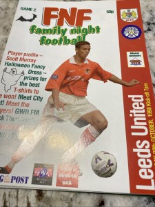 28-10-98. Bristol City V Leeds United. U21 Family Night Football for sale on Ebay