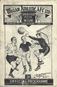 1958/59   WIGAN ATHLETIC v BURSCOUGH  Liverpool Non-League Senior Cup for sale on Ebay