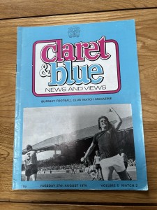 Burnley v Chelsea Programme 1974/75 for sale on Ebay