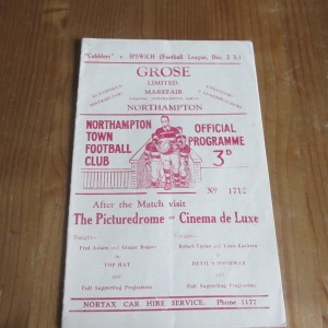 Northampton v Ipswich Div 3 South 1950/1 for sale on Ebay