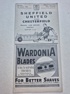 1949-50 Sheffield United V Chesterfield - Division 2 - 4th March 1950. for sale on Ebay